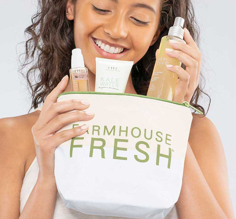 FHF Canvas Cosmetic Bag - Image 2