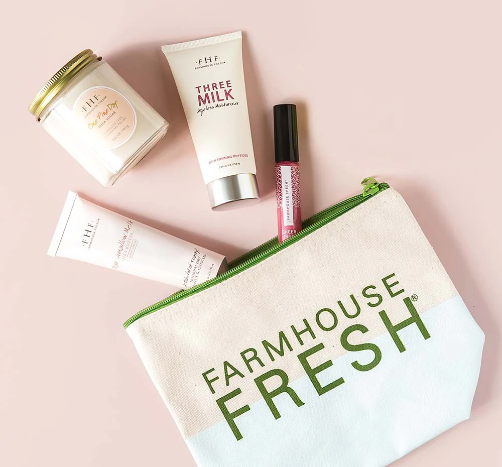 FHF Canvas Cosmetic Bag - Image 5