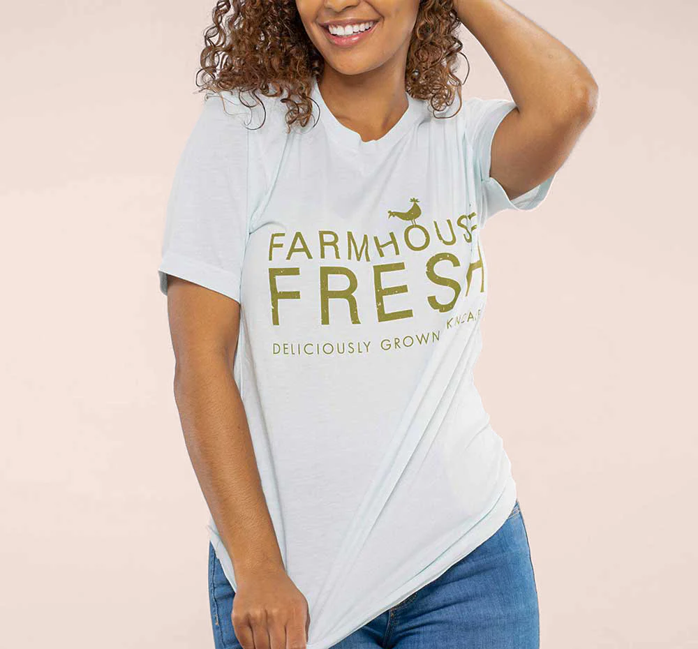 FarmHouse Fresh® Donation T-Shirt - Blue - Image 3