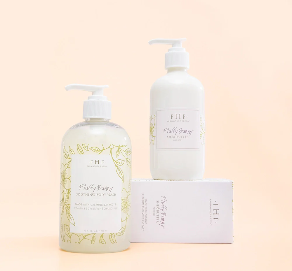 Fluffy Bunny® Body Wash & Shea Butter Bundle