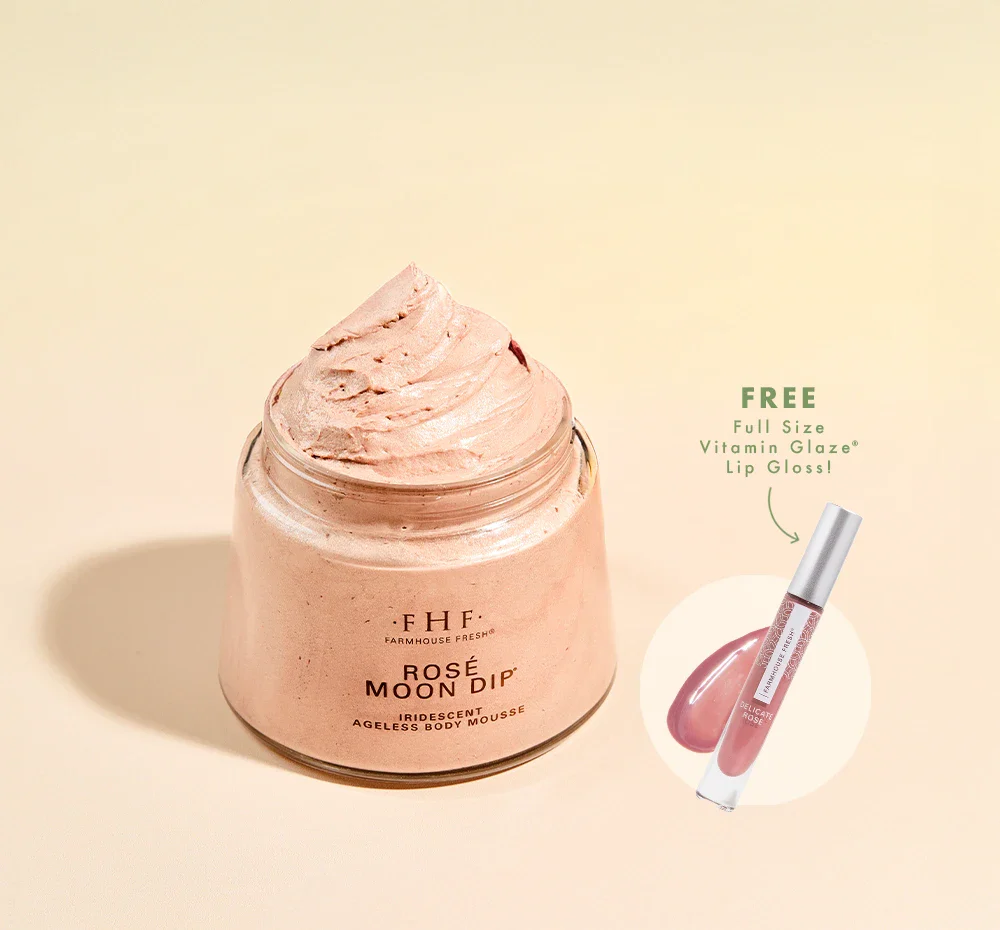 Rosé Moon Dip® Iridescent Ageless Body Mousse