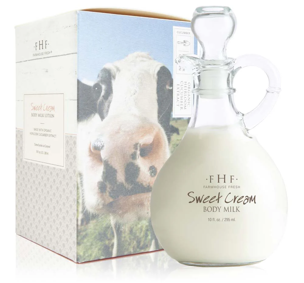 Sweet Cream Body Milk Lotion - Decorative Cruet - Image 4