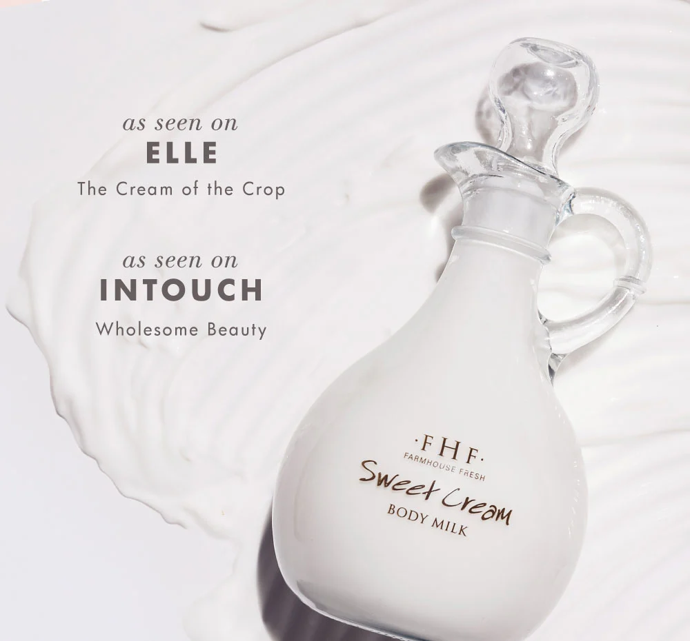 Sweet Cream Body Milk Lotion - Pump Top - Image 3