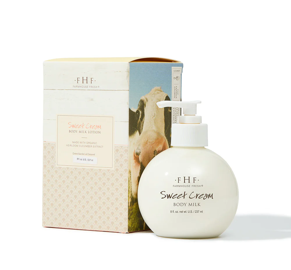 Sweet Cream Body Milk Lotion - Pump Top - Image 4
